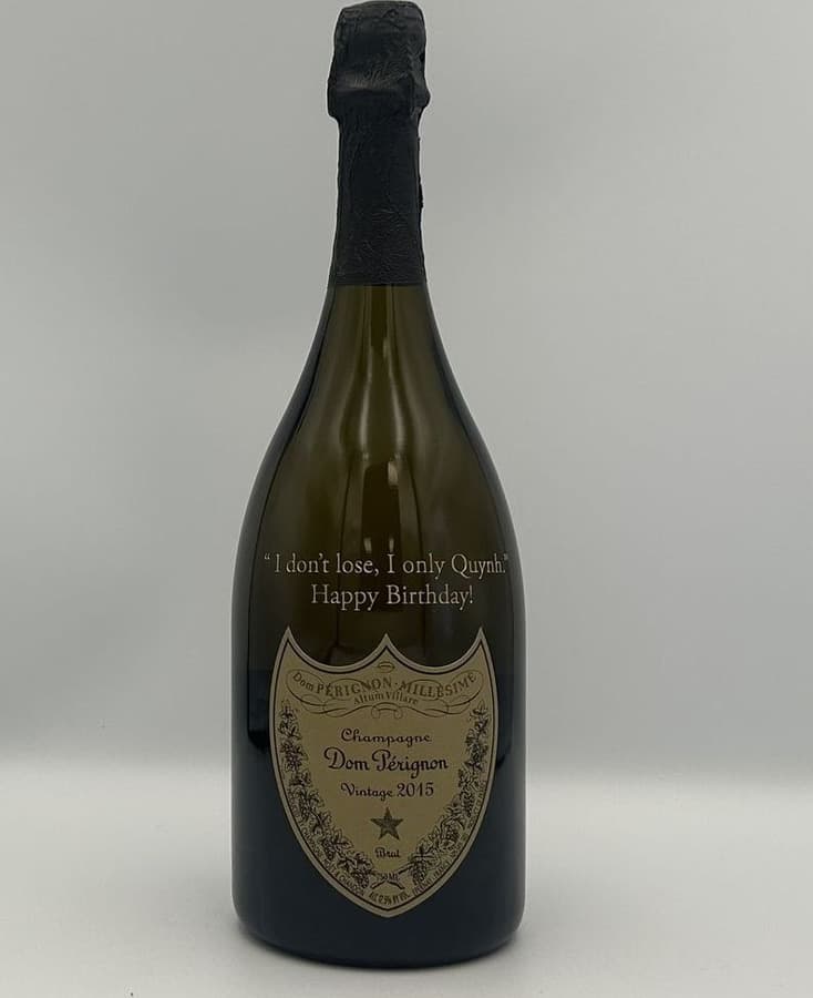 glass-engraving: Dom Perignon Engraving